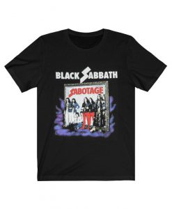 Sabotage Black Shoot - Music album by Black Sabbathl 1975 - T-Shirt For Men and Women,Black Sabbath(band) T-shirt