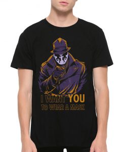 Rorschach I Want You To Wear a Mask T-Shirt, Watchmen Tee