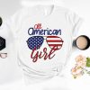 All American Girl Shirt, America Glasses T-shirt
