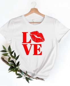 Lips Kiss Shirt - Red Lips Kiss, Lips Shirt, Valentines Day Shirt