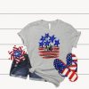 Stars and Stripes Shirt, Retro American Flag, 4th of July Shirts, Stars Peace and Stripes Retro, American Flag Shirt