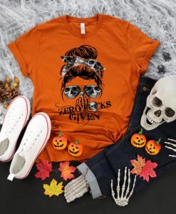 Zero Fucks Given Shirt, Halloween Party Shirts, Hocus Pocus Shirts,Sanderson Sisters Shirts,Halloween Outfits, 2021 Halloween Funny Shirt