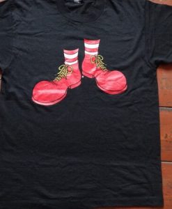 1980s McDonald's It Stephen King Clown Shoes Tshirt