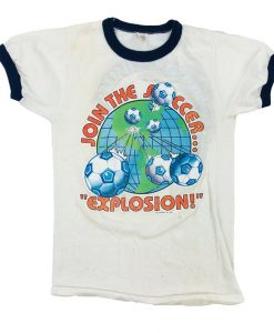 Vintage Join the Soccer Explosion Ringer T-Shirt
