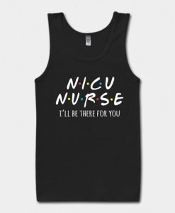 NICU Nurse Black Tank TOP