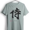 Samurai Black Japanese Grey Tshirt