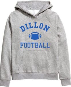Dillon Panthers Football grey hoodie