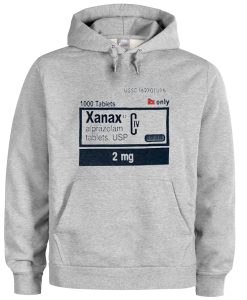Xanax 2 mg white color Hoodie