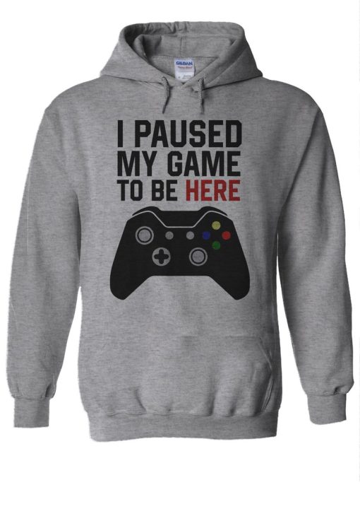 I Paused My Game To Be Here Hoodie