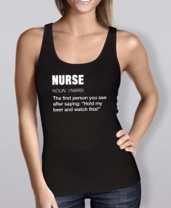 Nurse Description Tank top