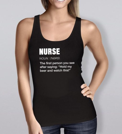Nurse Description Tank top